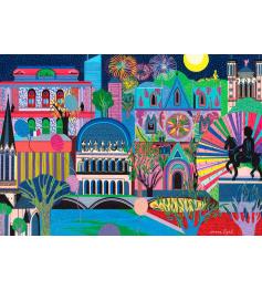 Puzzleteile und Frieden Lyon Licht 1000 Teile