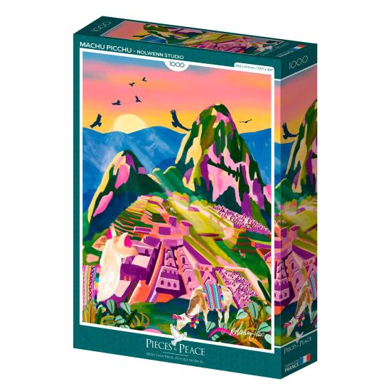 Puzzleteile und Frieden Machu Picchu mit 1000 Teilen Puzzleteile und Frieden Machu Picchu mit 1000 Teilen