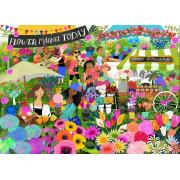 Puzzle Pieces and Peace Blumenmarkt 1500 Teile