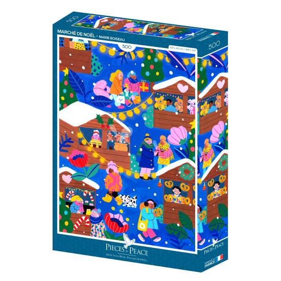 Puzzle Pieces and Peace Weihnachtsmarkt 500 Teile