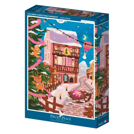 Puzzle Pieces and Peace Colmarer Weihnachtsmarkt 500 Teile