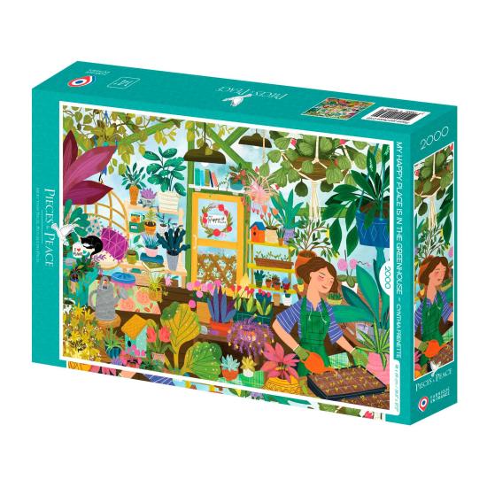 Puzzle Pieces and Peace Mein glücklicher Ort ist das Gewächshaus