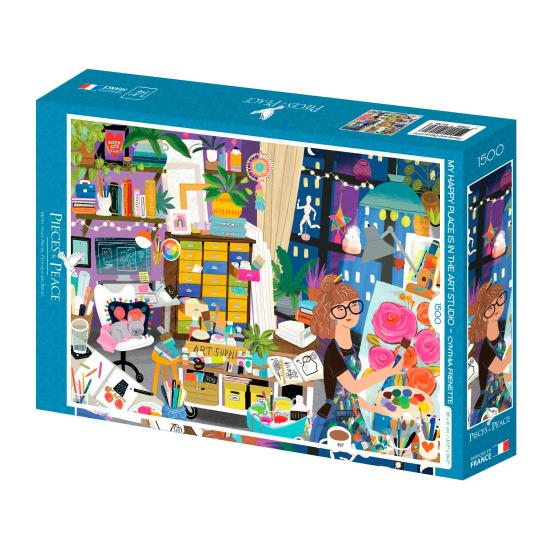 Puzzle Pieces and Peace Mein glücklicher Ort ist das Kunststudio Puzzle Pieces and Peace Mein glücklicher Ort ist das Kunststudio