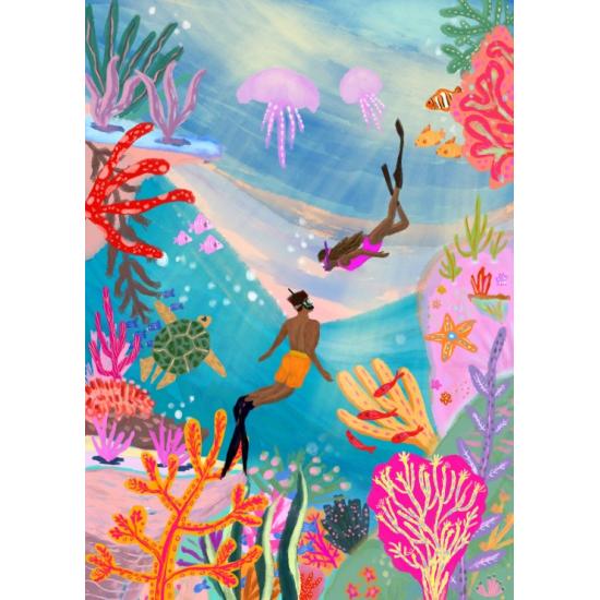 Puzzle Pieces and Peace Schwimmen in freier Natur mit 500 Teilen