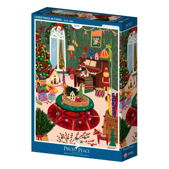 Puzzle Pieces and Peace Weihnachten In Paris 500 Teile