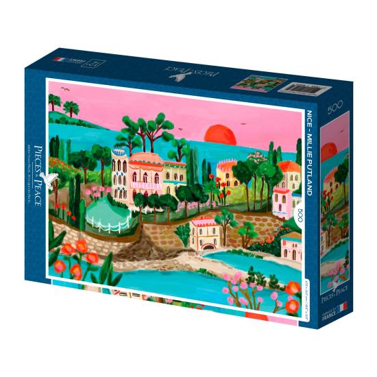 Puzzleteile und Frieden Nizza 500 Teile Puzzleteile und Frieden Nizza 500 Teile