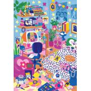 Puzzle Pieces and Peace 90Er-Jahre-Nostalgie 1000 Teile