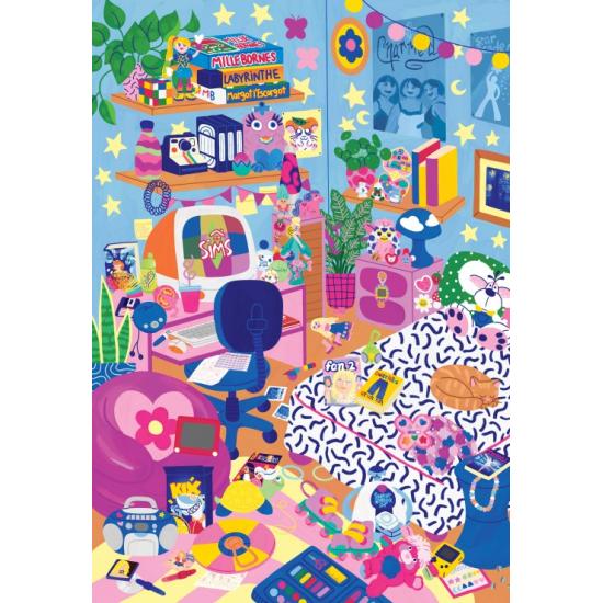 Puzzle Pieces and Peace 90Er-Jahre-Nostalgie 1000 Teile