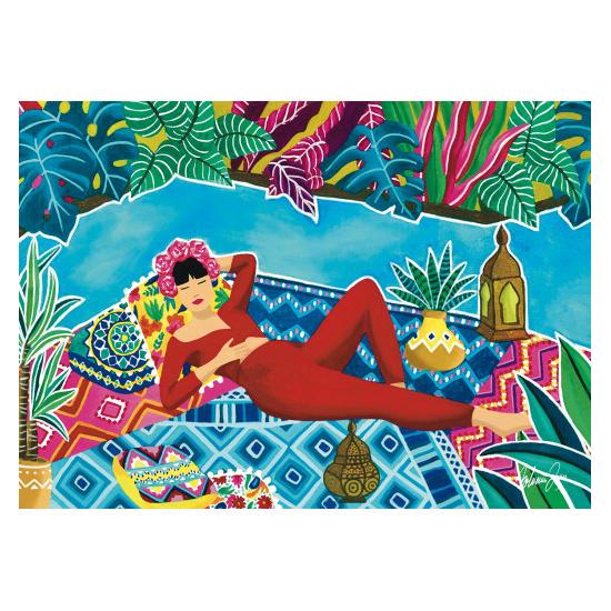 Puzzleteile und Frieden Odaliske 1000 Teile