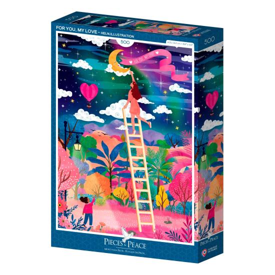 Puzzleteile und Peace Für dich mein Liebling 500 Teile Puzzleteile und Peace Für dich mein Liebling 500 Teile