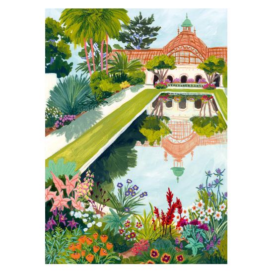 Puzzleteile und Frieden Balboa Park 1000 Teile