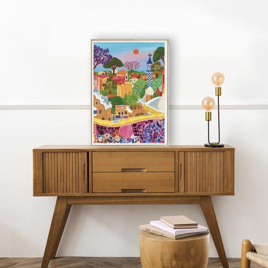 Puzzle Pieces and Peace Park Güell 1000 Teile Puzzle Pieces and Peace Park Güell 1000 Teile