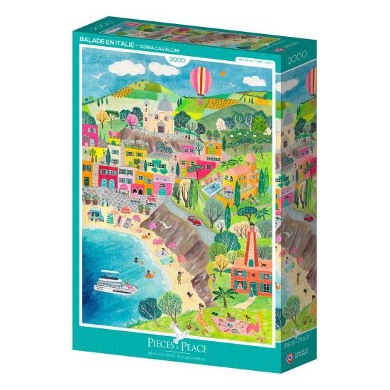 Puzzle Pieces and Peace Spaziergang in Italien 2000 Teile