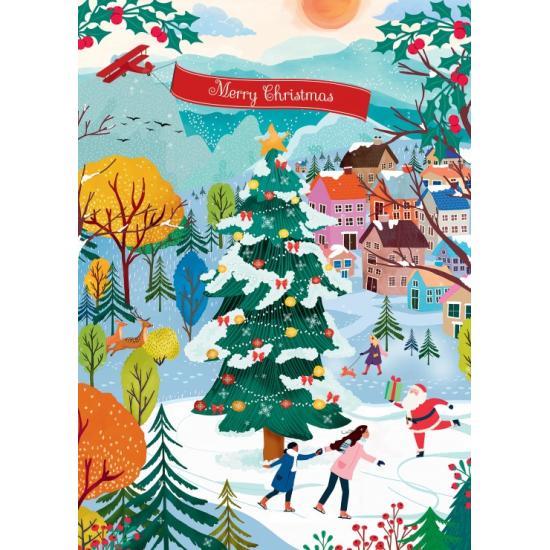 Puzzle Pieces and Peace Schlittschuhen In Die Weihnachtsfreude 5