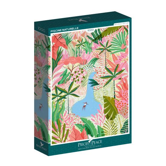 Puzzleteile und Peace Natural Pool 1000 Teile