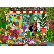 Puzzle Pieces and Peace Aus Liebe Zu Pflanzen 500 Teile