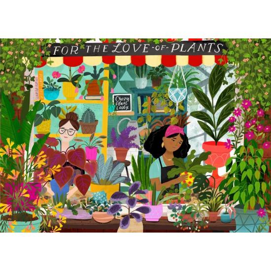 Puzzle Pieces and Peace Aus Liebe Zu Pflanzen 500 Teile