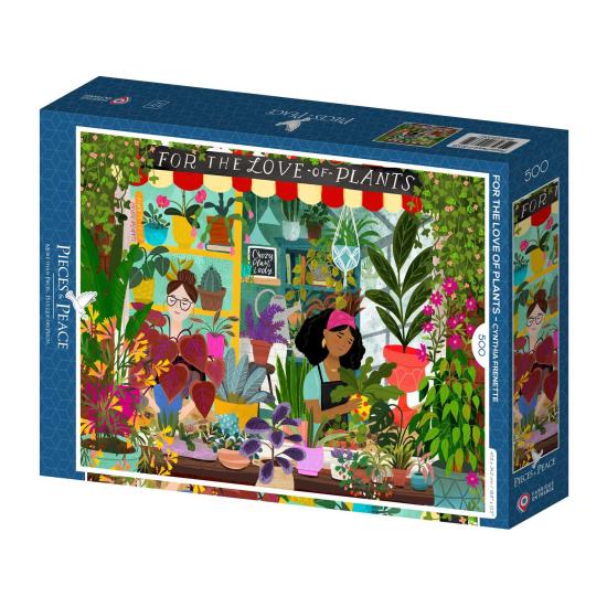 Puzzle Pieces and Peace Aus Liebe Zu Pflanzen 500 Teile