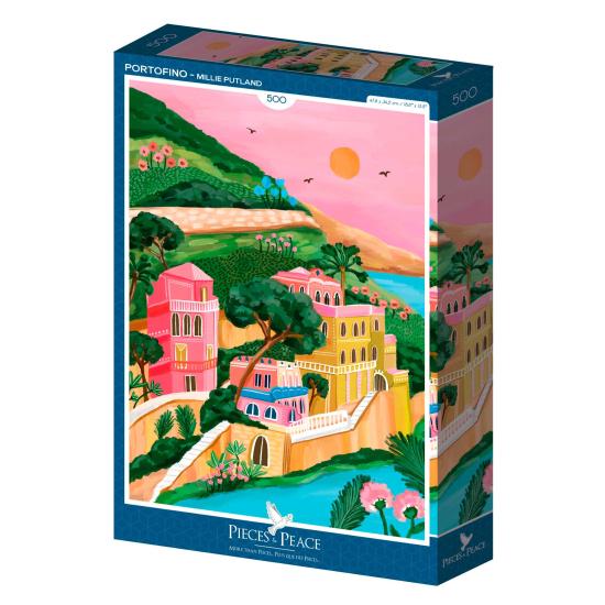 Pieces and Peace Portofino 500-teiliges Puzzle