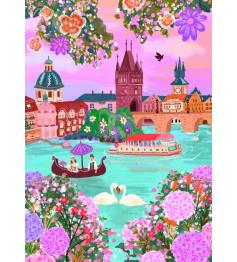 Puzzle Pieces and Peace Prag, Tschechische Republik 500 Teilen