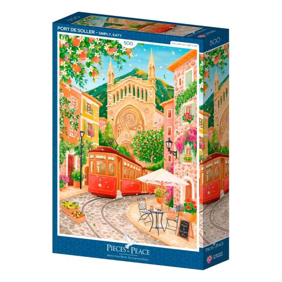 Puzzle Pieces and Peace Hafen Von Sóller 500 Teile