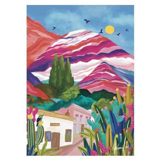 Puzzleteile und Frieden Purmamarca 1000 Teile