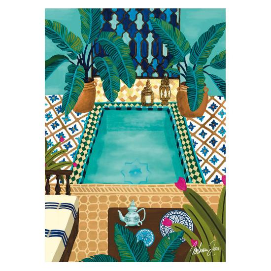 Puzzleteile und Frieden Riyadh Blau 1000 Teile Puzzleteile und Frieden Riyadh Blau 1000 Teile