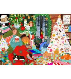 Puzzle Pieces and Peace Weihnachtsecke 1500 Teile
