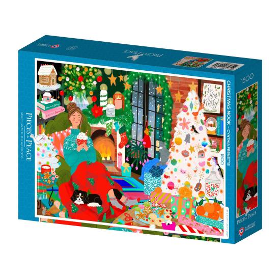 Puzzle Pieces and Peace Weihnachtsecke 1500 Teile