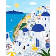 Pieces and Peace Santorini 500-teiliges Puzzle