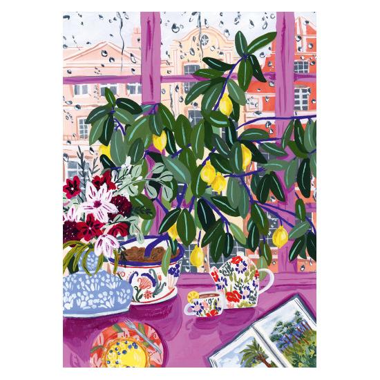 Puzzleteile und Friedenstee mit Marianne 1000 Teile