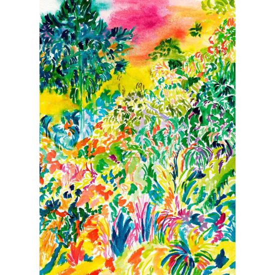 Puzzleteile und Friedensvegetation mit 500 Teilen Puzzleteile und Friedensvegetation mit 500 Teilen