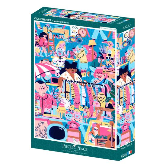 Puzzle Pieces and Peace Flohmarkt 1000 Teile Puzzle Pieces and Peace Flohmarkt 1000 Teile