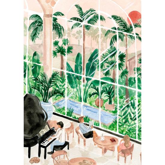 Puzzleteile und Peace Resort Lobby 500 Teile Puzzleteile und Peace Resort Lobby 500 Teile