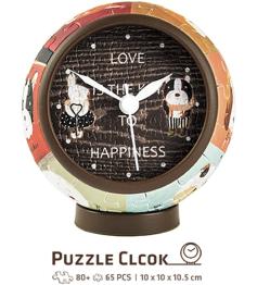 Pintoo 3D-Puzzle Love is the Key Clock mit 145 Teilen