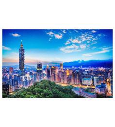 Pintoo Schönes Taipei-Sonnenuntergang-Puzzle, 4000 Teile