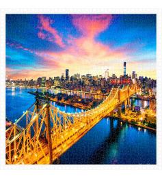 Pintoo Manhattan-Puzzle mit der Queensboro Bridge aus 1600 Teile