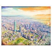 Pintoo Wunderbare Aussicht auf Taipei Puzzle 2000 Teile