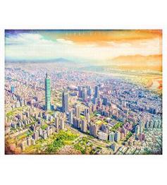 Pintoo Wunderbare Aussicht auf Taipei Puzzle 2000 Teile