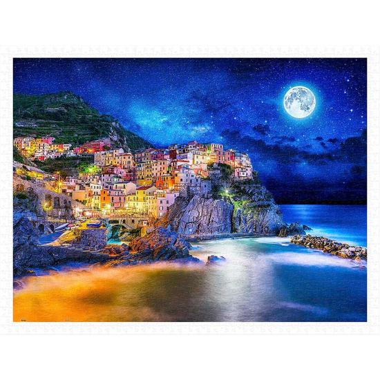 Pintoo Sternennacht in Cinque Terre Puzzle 1200 Teile