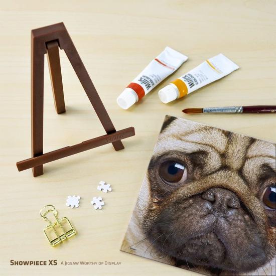 Pintoo Nahaufnahme-Mops-Miniatur-Puzzle mit 256 Teilen