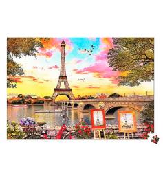 Pintoo Sonnenuntergang in Paris MINIATUR-Puzzle mit 368 Teilen