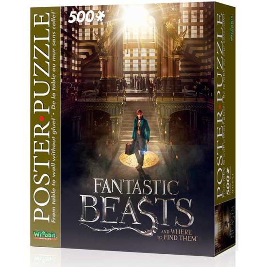 Puzzle Poster Wrebbit Fantastische Tiere, Macusa 500 Teile