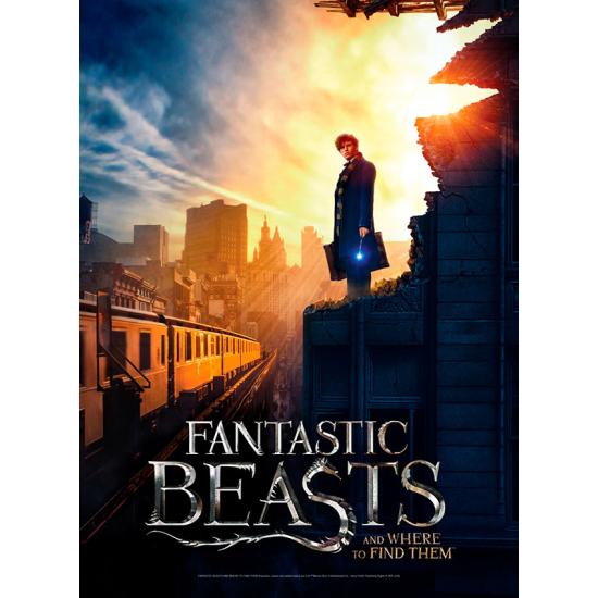 Puzzle-Poster Wrebbit Phantastische Tierwesen, New York City 500