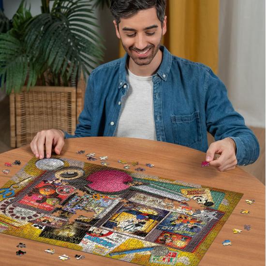 Puzzle Ravensburger 1970 Mickey Moments 1000 Teile