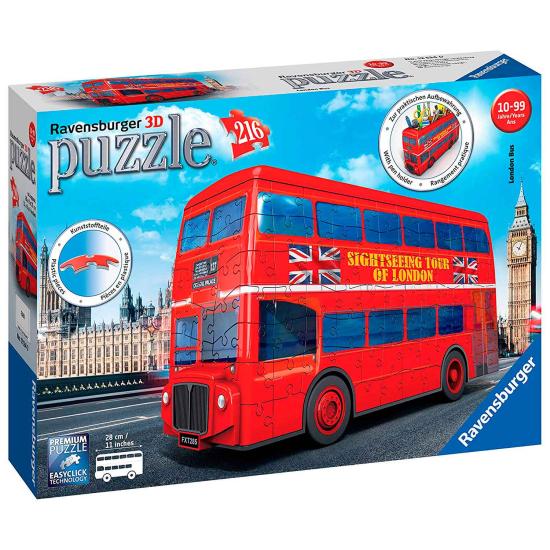 Ravensburger 3D London Bus Puzzle mit 216 Teilen