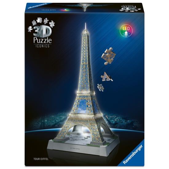 Puzzle Ravensburger 3D-Ikonen Eiffelturm 243 Teile Puzzle Ravensburger 3D-Ikonen Eiffelturm 243 Teile
