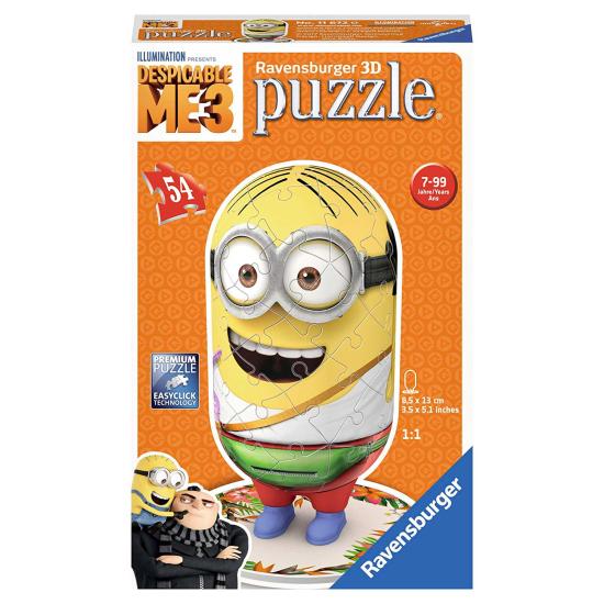 Ravensburger 3D Minions Touristenpuzzle mit 54 Teilen
