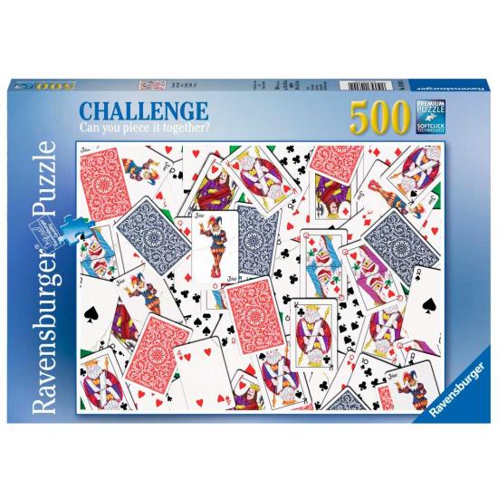 Ravensburger Puzzle 52 Karten 500 Teile