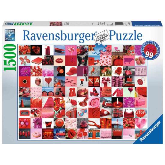 Ravensburger Puzzle 99 schöne rote Dinge mit 1500 Teilen Ravensburger Puzzle 99 schöne rote Dinge mit 1500 Teilen